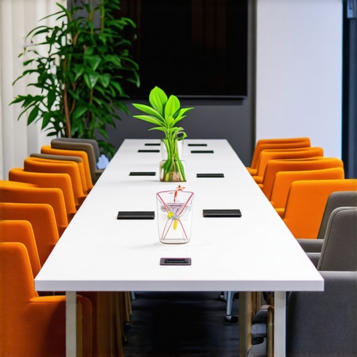 Futuristic Coworking Space for Startups Contemporary coworking space featuring flexible meeting areas and innovative design elements.