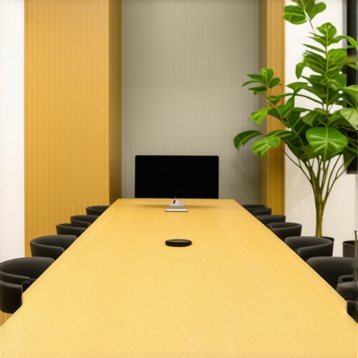 Contemporary coworking space with high-tech meeting room and natural light