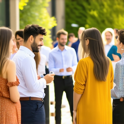Attracting mentors during casual networking hours