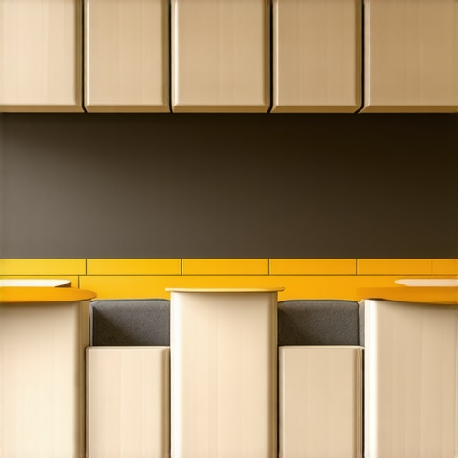 A well-designed conference room with sound-absorbing panels and cozy furnishings