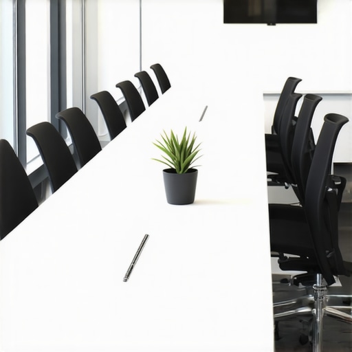 Bright coworking space featuring meeting rooms and workstations