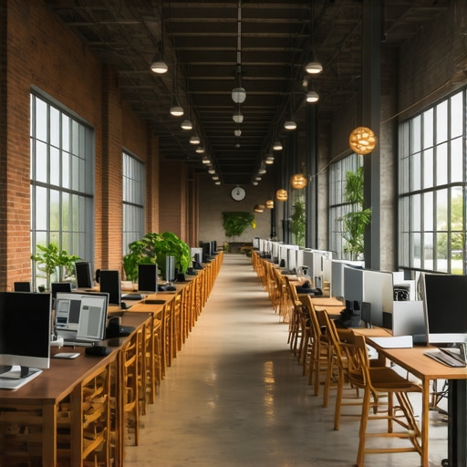 Converting an old warehouse into a tech hub