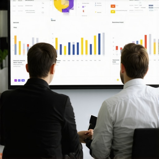 Team organizing meetings using digital tools in a conference room