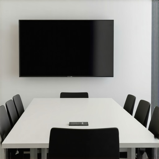 A stylish, well-equipped conference room ideal for startup meetings.