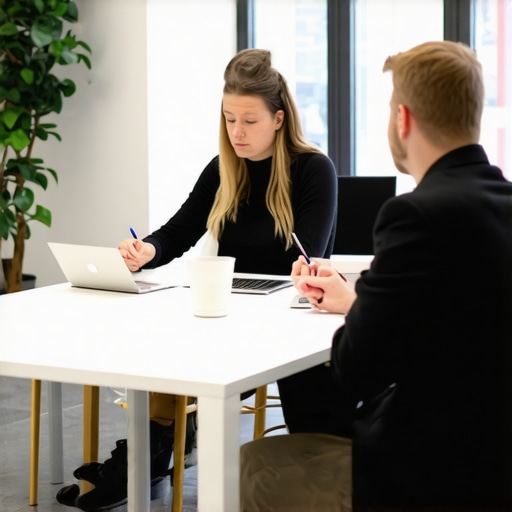 A vibrant coworking space featuring well-designed meeting rooms and entrepreneurs collaborating