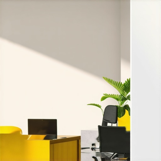 Cutting-edge coworking space with innovative meeting rooms equipped with soundproofing and modern tech gadgets