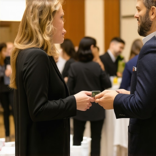 How to network effectively at industry conferences