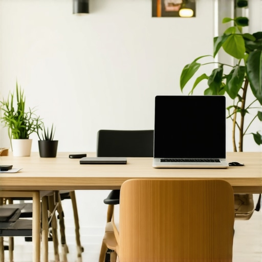 Bright, modern coworking space with ergonomic furniture and natural light