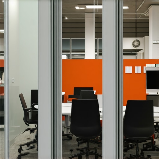 A contemporary startup office showing designated quiet areas with glass partitions and ergonomic furniture.