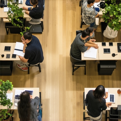 The ethics of 'squatting' in coworking common areas