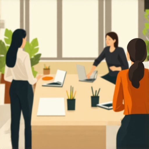 The transition from solo founder to team lead in an office