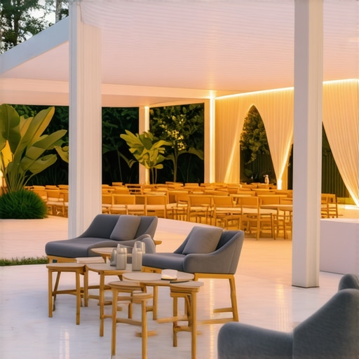 Transforming a shared space into a private event venue