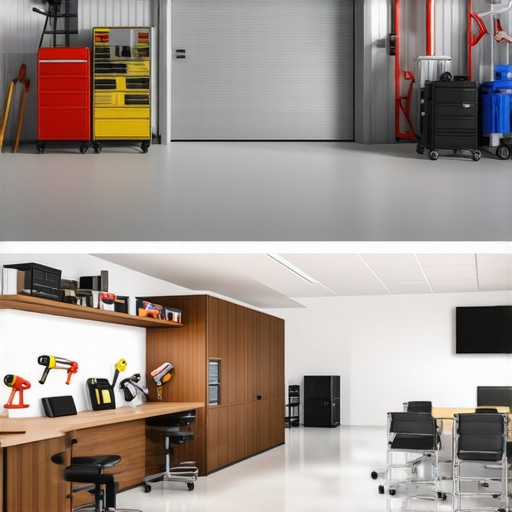 Transitioning from a garage to a professional office space