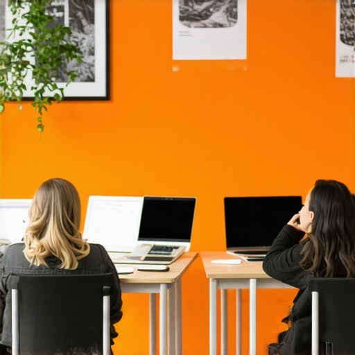 People collaborating in a modern coworking space with open layouts