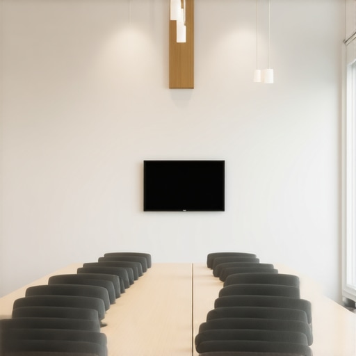 Future-ready Conference Room Design A sleek, tech-equipped meeting space with flexible furniture and bright ambiance