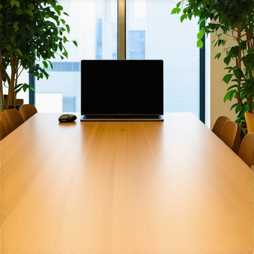 High-tech coworking Meeting Room A spacious, well-lit coworking meeting room equipped with modern technology and seating for teams