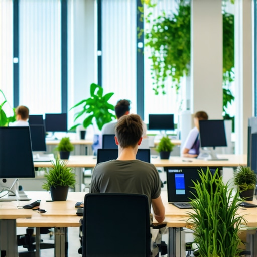 How to minimize distractions in an open-plan office layout