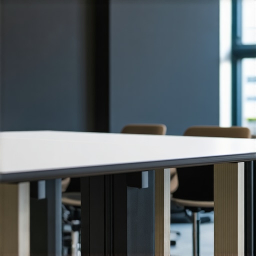 A professional startup conference room with acoustic design and adaptable furniture