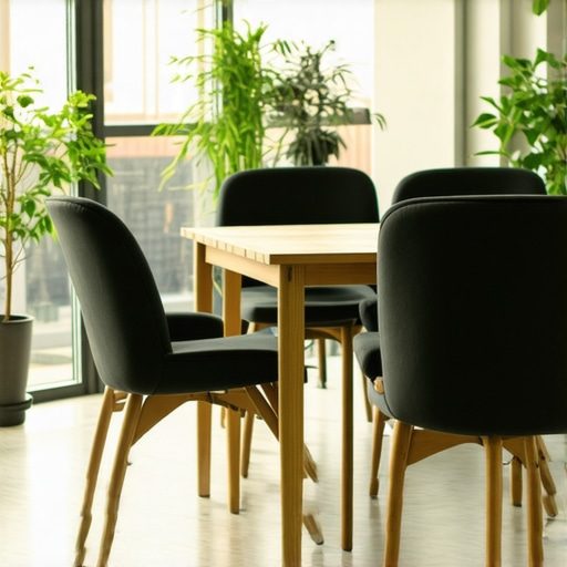 A peaceful, well-lit corner in a coworking space designed for focused work.