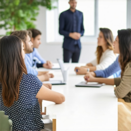 The etiquette of sharing a conference table with strangers