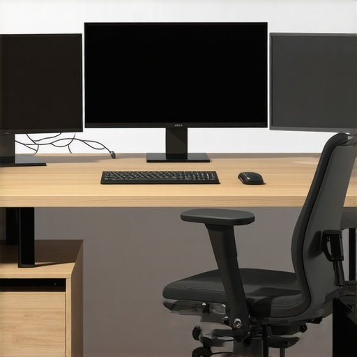The proper way to set up a three-screen workstation