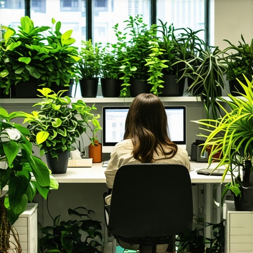 The surprising impact of office plants on team morale and output