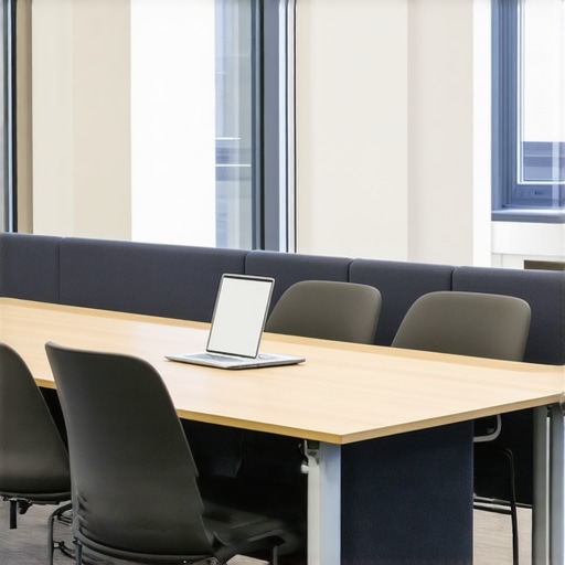 A bright, adaptable coworking conference space designed for innovation and privacy