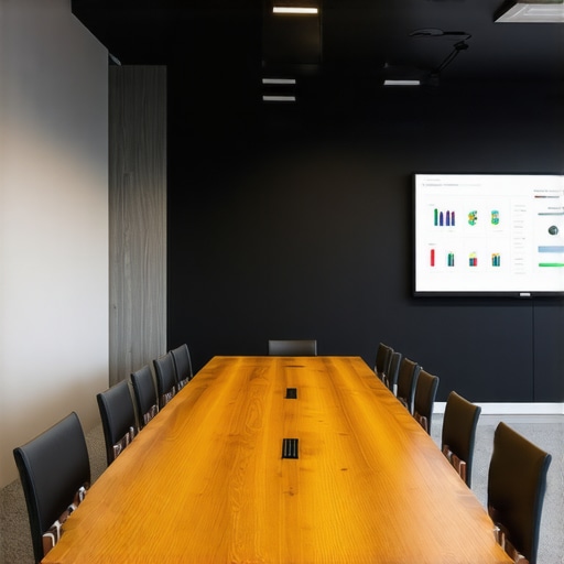 A soundproofed startup war room designed for high-stakes business meetings