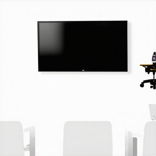Clean and efficient conference room layout for startups.