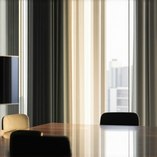 Balancing Privacy and Design in Startup Meeting Rooms A modern meeting room featuring soundproofing panels and glass walls designed for privacy.