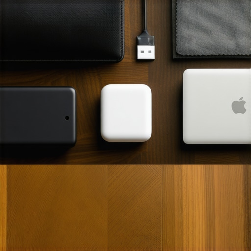 A flat-lay of professional laptop adapters and travel tech gear for startup meetings.