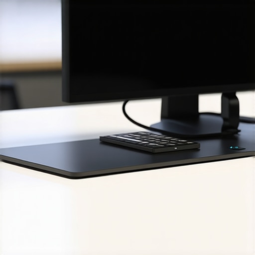 Essential Tech Amenities in Modern Startup Offices A professional conference table featuring integrated charging ports and Surface Pro chargers in a coworking space.