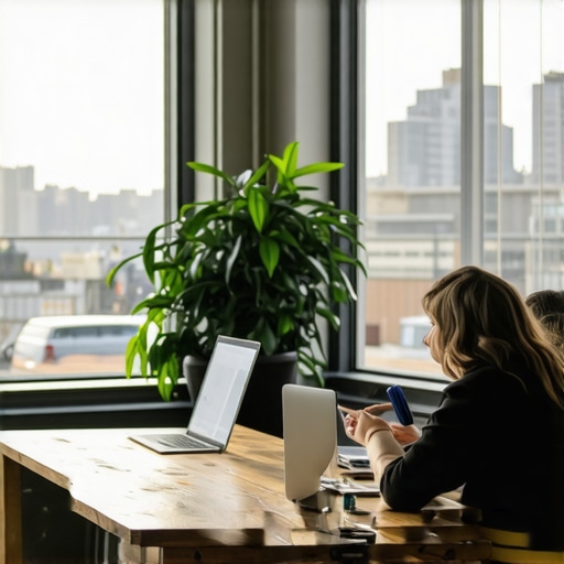 A modern shared office showing how startups use flexible coworking spaces to stay agile.