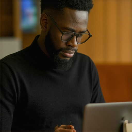 A tech founder performing an infrastructure stress test in a modern coworking space