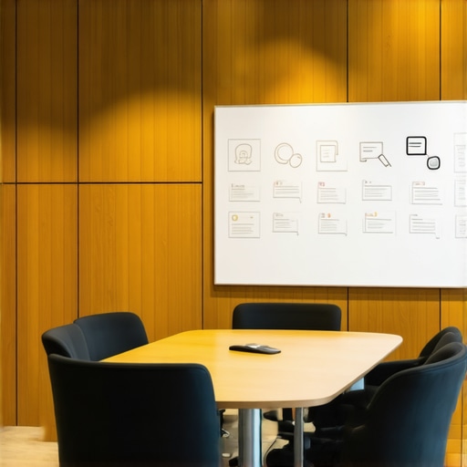 A productive and comfortable meeting room designed for actual startup collaboration