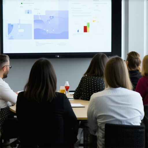 Professional startup team using a modern meeting room for a strategy session.