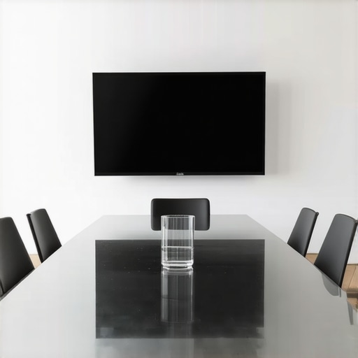 High-tech conference room in a flexible office space designed for startup success
