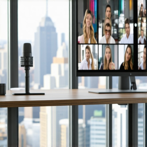 High-tech startup conference room optimized for hybrid team collaboration and digital meetings.