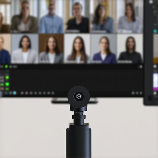 High-tech conference room equipped for hybrid startup teams