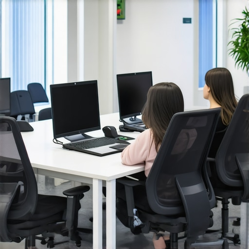 A professional coworking war room designed for startup scaling with high-end tech and ergonomic furniture.