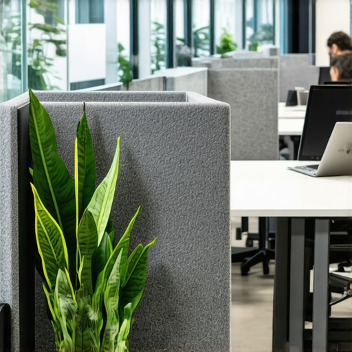 A high-performance quiet zone within a coworking space designed for deep focus and developer productivity.