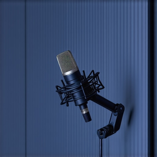 Optimizing Your Meeting Room Audio Gear Professional microphone setup in a treated coworking meeting room for clear audio during startup pitches.
