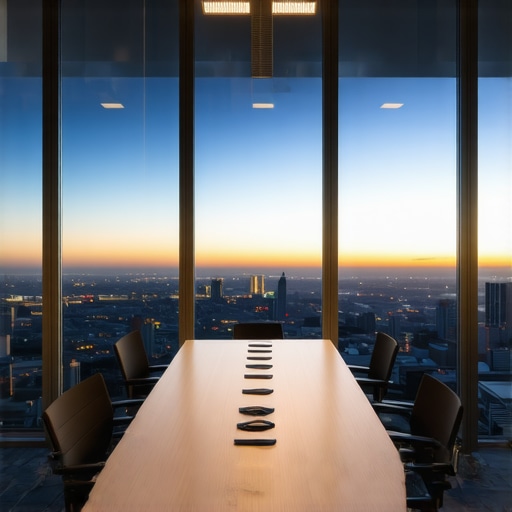 A professional coworking conference room setup with natural light and modern furniture.