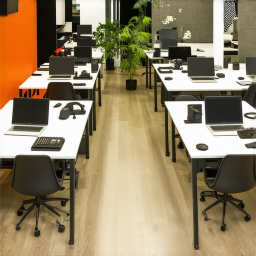 A busy modern coworking space with professional soundproofing and phone booths.