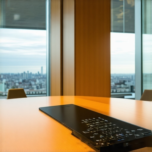 A high-end conference room designed for acoustic privacy and professional business meetings.