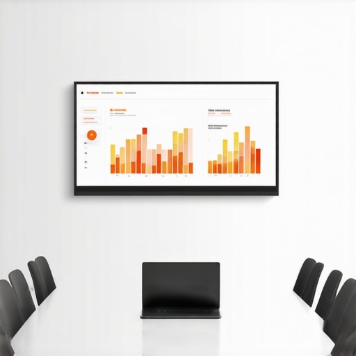 A high-tech conference room optimized for professional video presentations and investor pitches.