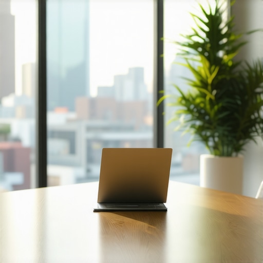 A modern and well-lit conference room prepared for a high-stakes business pitch.