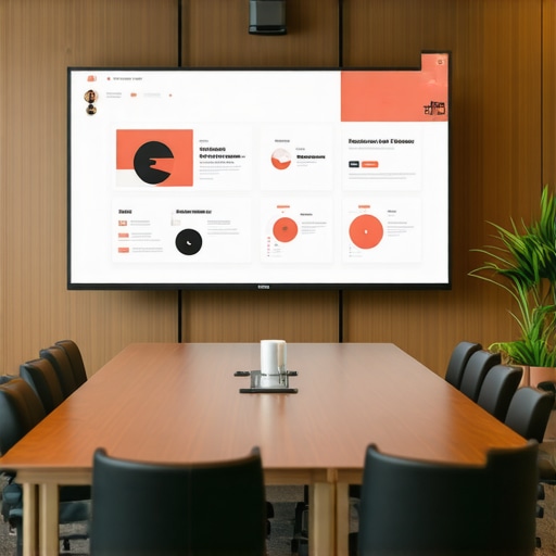 A high-end conference room designed for professional startup demos and VIP meetings.