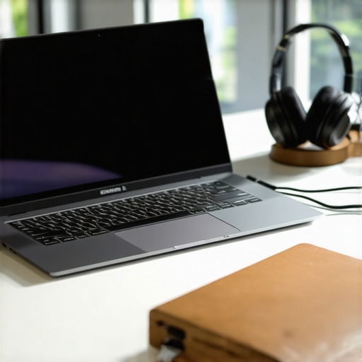 A curated set of tech tools and adapters on a modern office desk for startup productivity.