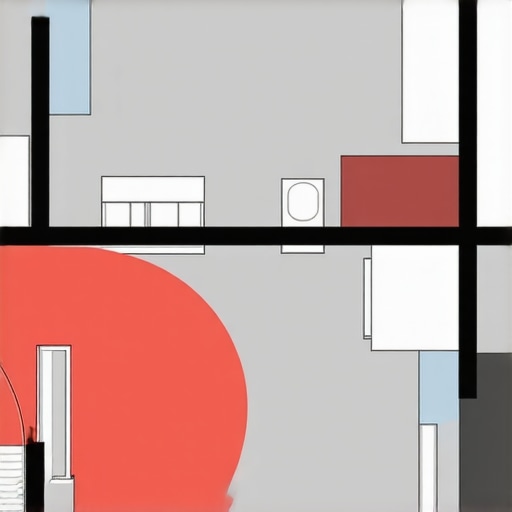 An overhead map of a coworking space highlighting the best quiet corner for productivity.